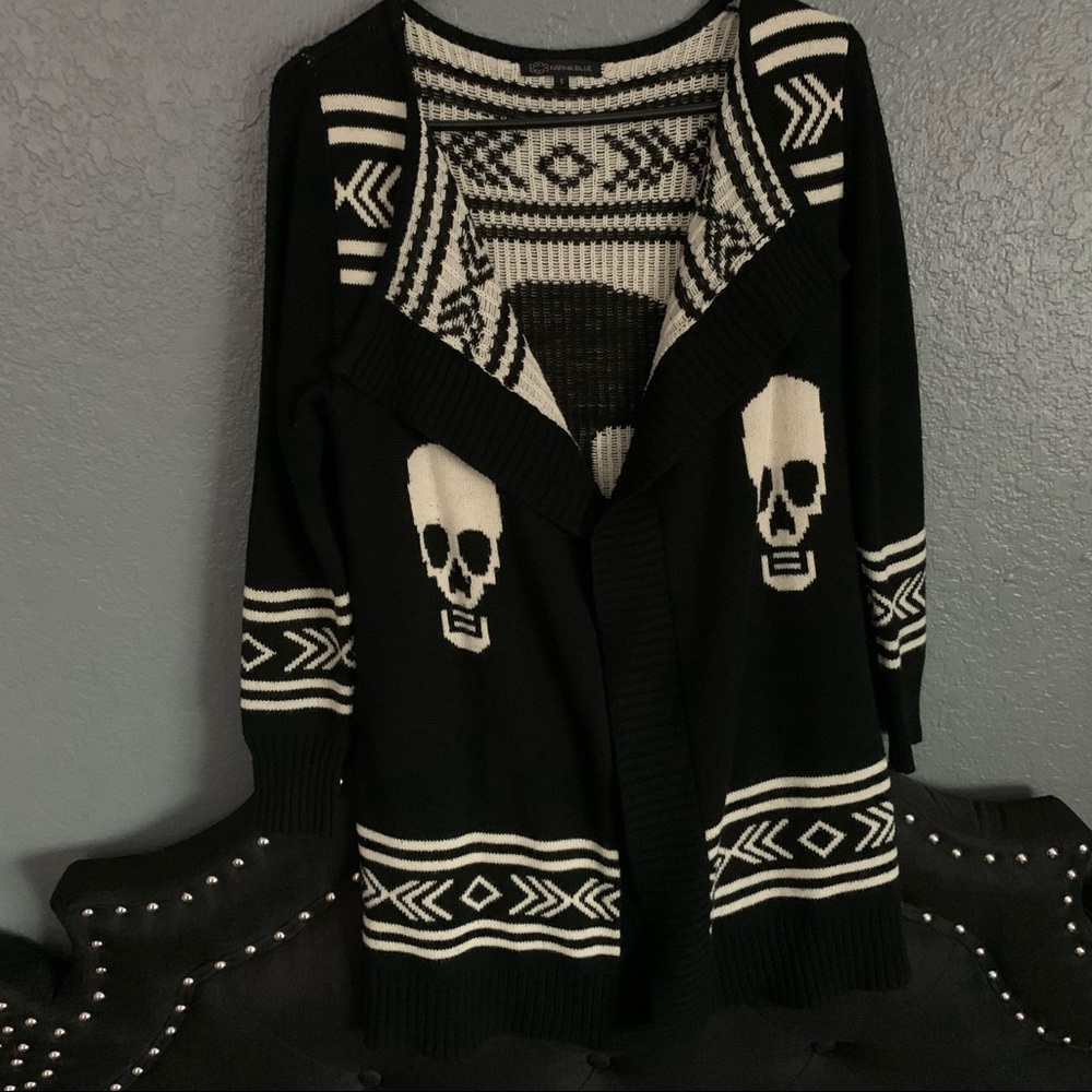 Skull Cardign